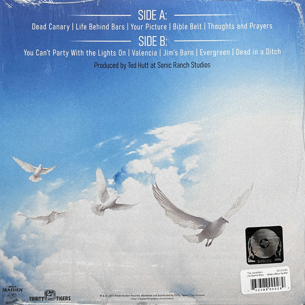 Vandoliers : Life Behind Bars (LP, Whi)