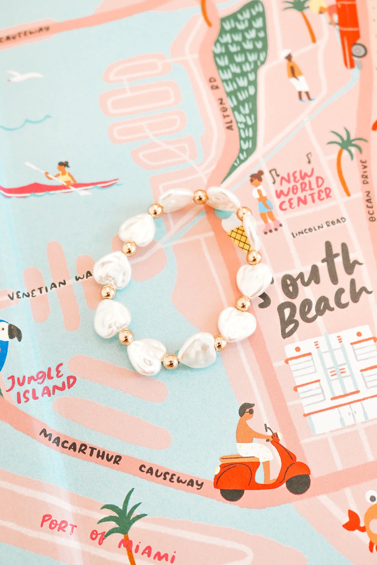 Fall Break Bracelet - Pearl