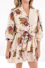 Home For The Holidays Dress - Ecru