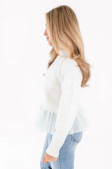 Just A Girl Sweater - Cream