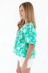 Call It Lucky Top - Green