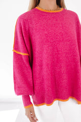 Something Great Sweater - Hot Pink