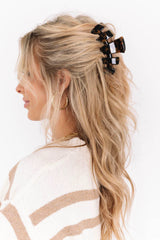 Teleties Large Classic Claw Clip - Tortoise