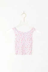 Baby's Breath Tween Tank Top - White