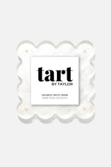 Acrylic Mini Picture Frame - Pearl White