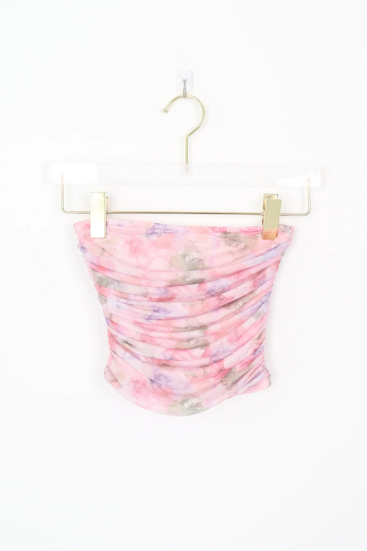 Watercolor Roses Tween Top - Blush