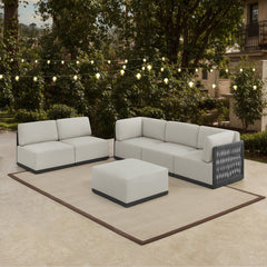 Henredon Annalise 6-piece Outdoor Patio Modular Sectional