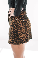 Getting Wild Skirt - Leopard