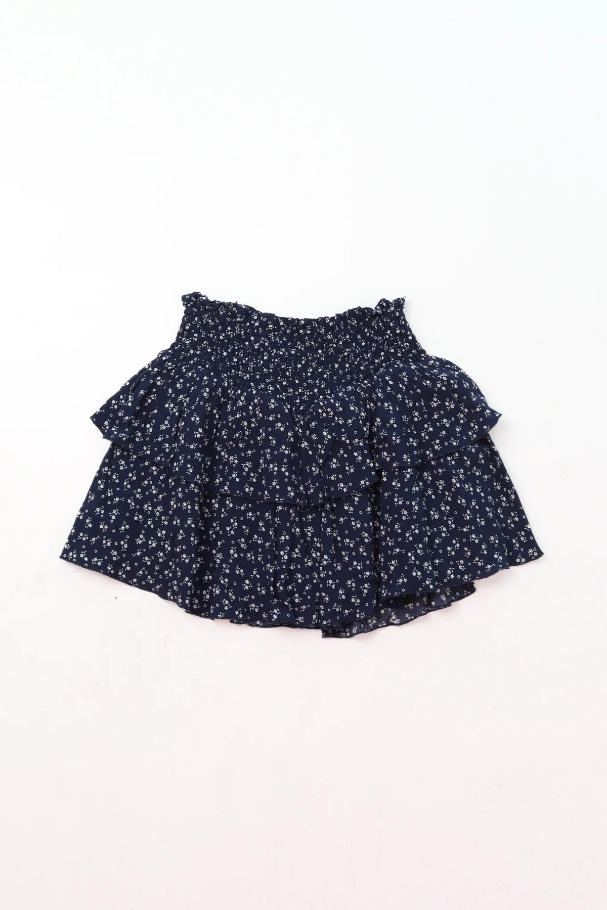 The Brooke Tween Skirt - Navy Floral