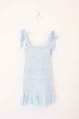The Evan Tween Dress - Blue Floral