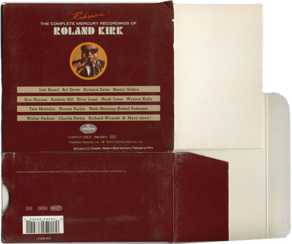 Roland Kirk : Rahsaan: The Complete Mercury Recordings Of Roland Kirk (11xCD, Comp + Box, Comp)