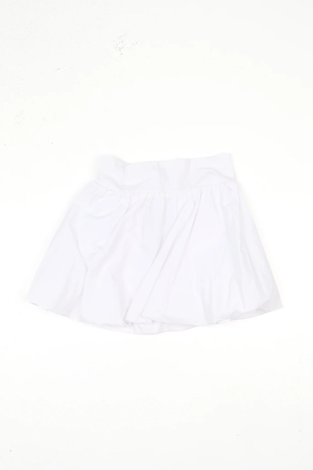 Popping Bubbles Tween Skirt - White