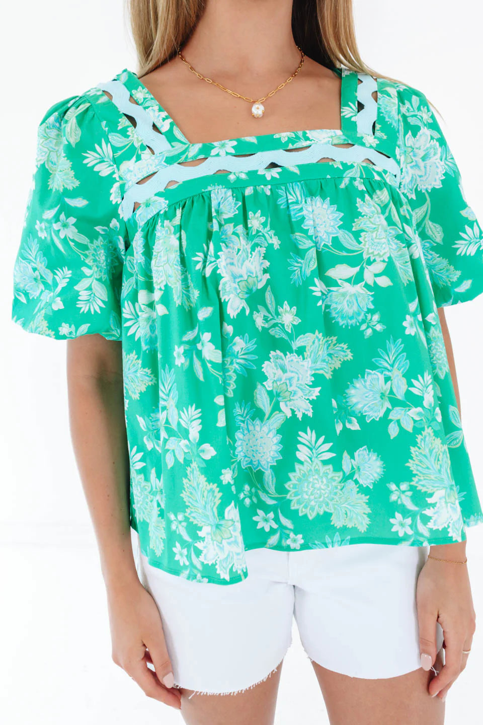Call It Lucky Top - Green