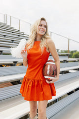 Bleacher Babe Dress - Burnt Orange