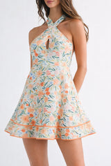 Watercolor Ways Dress - White