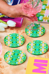 Laura Park Acrylic Coaster Set - Boca Bay