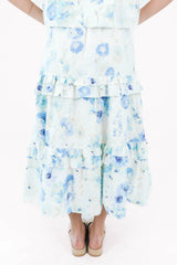 The Blakely Midi Skirt - White