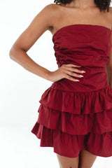 Horizon Hues Dress - Maroon
