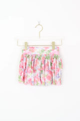 Watercolor Roses Tween Skirt - Pink