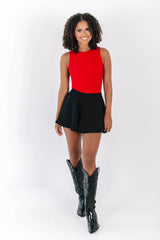 Back To Basics Bodysuit - Red