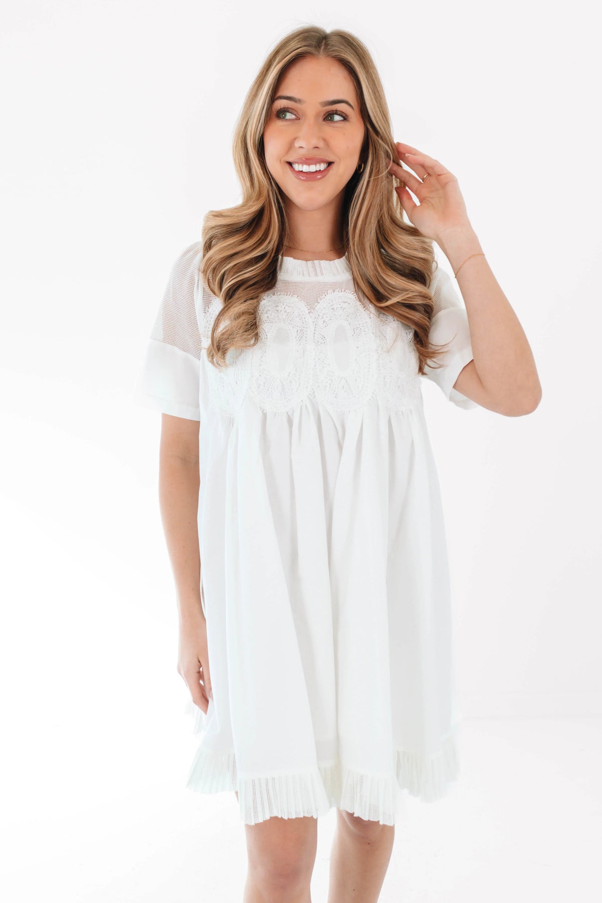 Hosting Brunch Dress - White