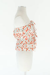 Chasing Poppies Top - White