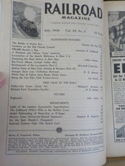 Railroad Magazine 1943 July Georgia Short Line NYO&W B&
