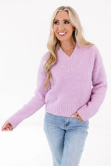 Only Getting Better Sweater - Light Pink