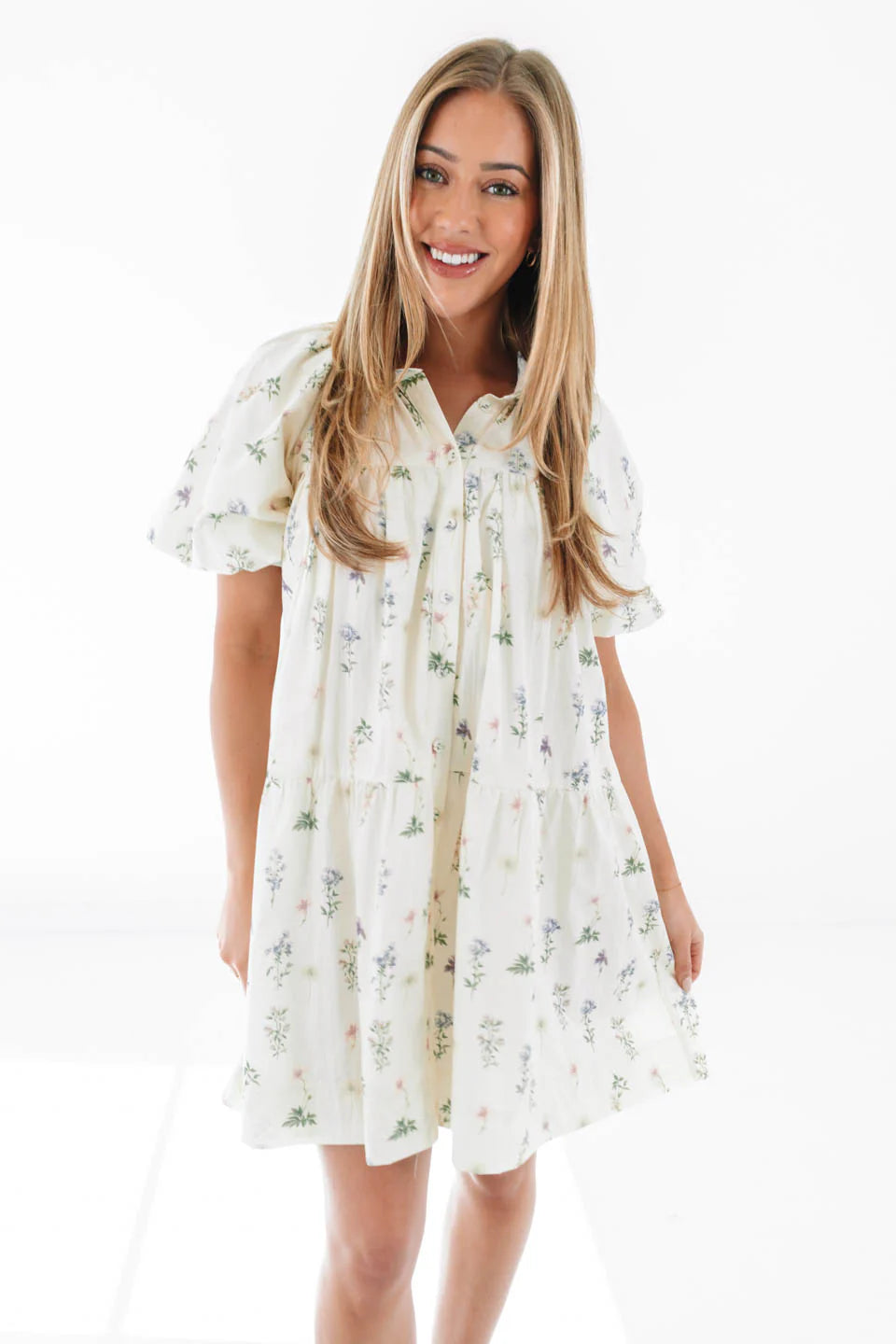Hazy Days Dress - Cream