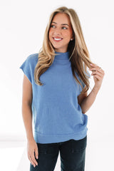 Always Aligned Top - Blue