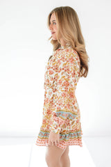 Drinks At Brunch Dress - Cream