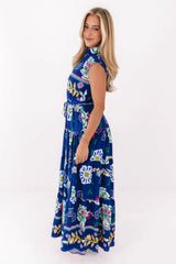 Don't Rush Maxi Dress - Navy