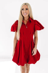 Go With Grace Dress - Scarlet