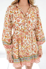 Drinks At Brunch Dress - Cream