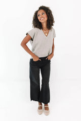 Take Me Serious Sweater Vest - Grey
