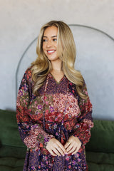 Not Much To Say Midi Dress - Multi