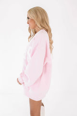 Varsity Texas Sweatshirt - Pale Pink
