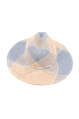 On A Pontoon Straw Hat - Blue