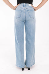 Pistola Lana High Rise Ultra Wide Leg Jean - Chalet