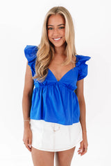 Pregaming Top - Blue