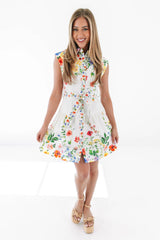 Garden Party Dress - Cream