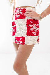Spicy Summer Skirt - Red
