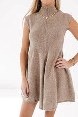 More Mocha Dress - Taupe