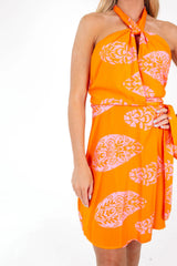 Just Landed Dress - Orange