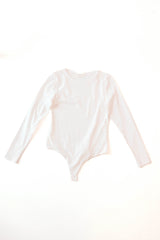 Sleek Lines Bodysuit - White
