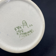Sjælden Aluminia marmeladekrukke
