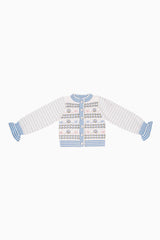 The Aria Tween Sweater - White