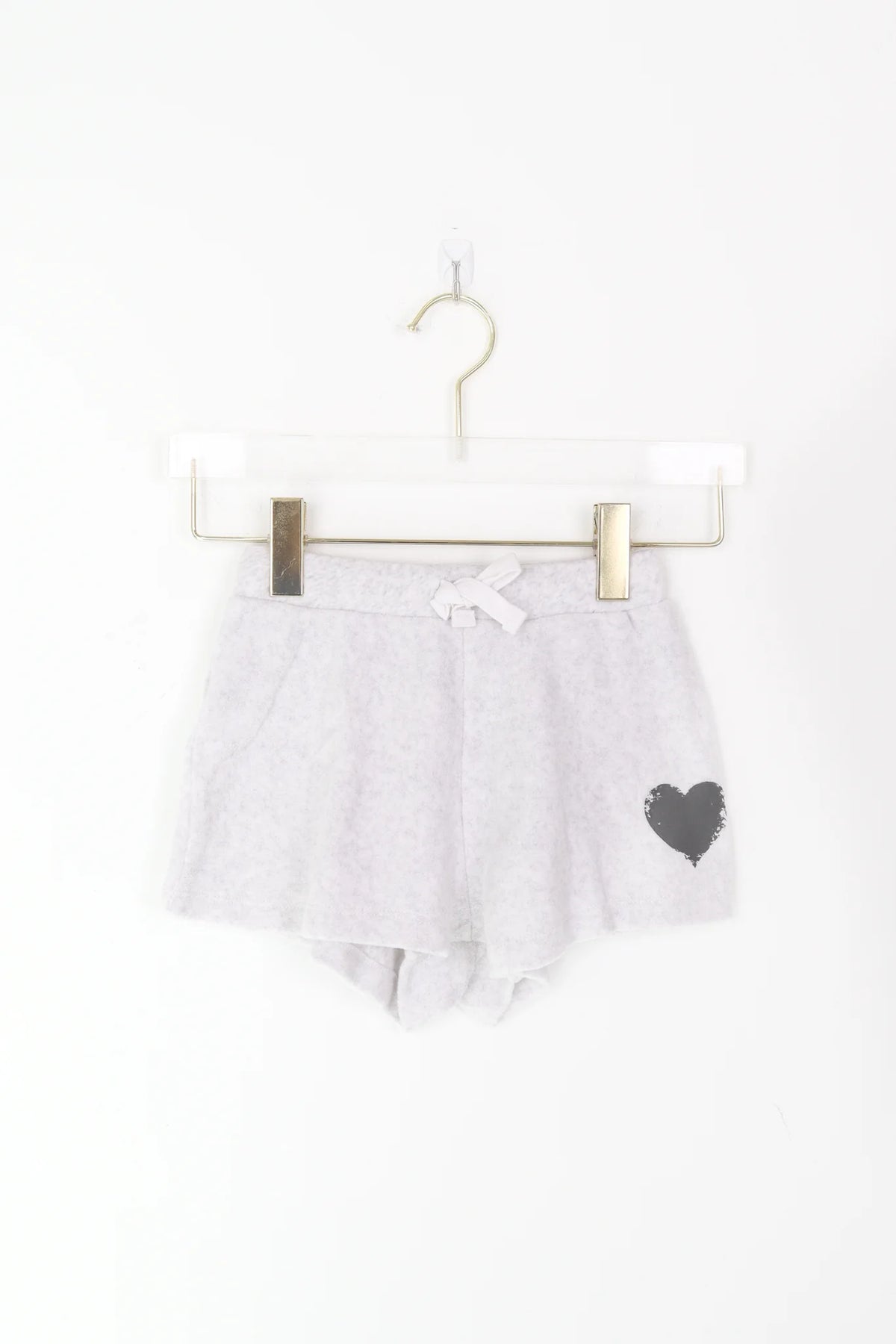 Queen Of Hearts Tween Shorts - Grey