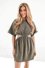 Stomping Grounds Dress - Charcoal