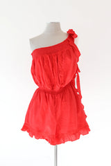 American Summer Romper - Red